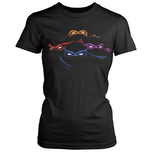 Impractical Ninja Masks Tmnt Ninja Turtles Women's T-Shirt Tee Impractical Ninja Masks Tmnt Ninja Turtles Women's T-Shirt Tee