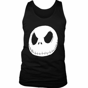 Jack Skellington Skull Man's Tank Top Jack Skellington Skull Man's Tank Top