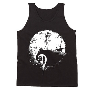 Jack Skellington Halloween Man's Tank Top Jack Skellington Halloween Man's Tank Top