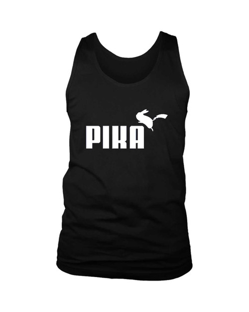 Pika Pokemon Pikachu Parody Man's Tank Top