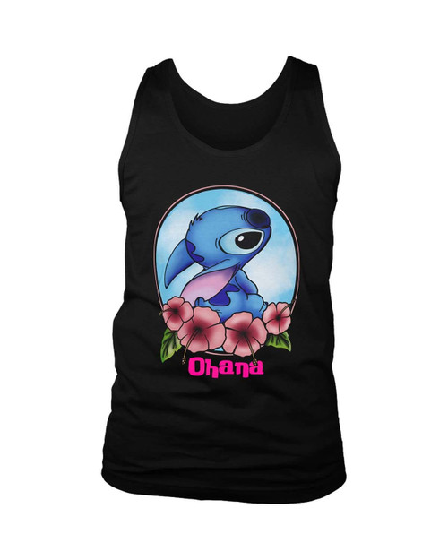 Stitch Cameo Ohana Disney Film Lilo And Stitch Man's Tank Top