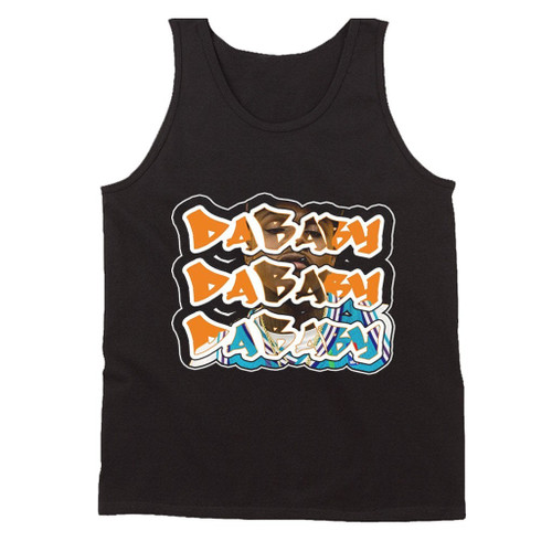Dababy Dababy Dababy Man's Tank Top