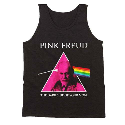 New Pink Freud Dark Side Of Your Mom Man's Tank Top