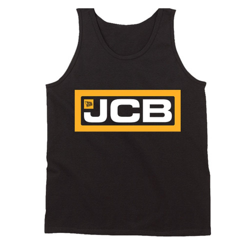 Jcb Logo Bulldozer Digger Dump Truck Enthusiast Man's Tank Top