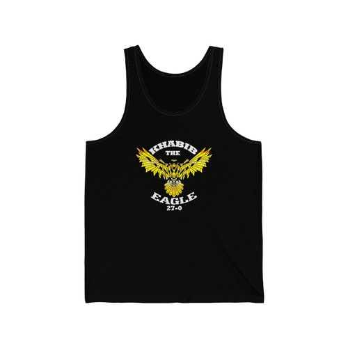 Khabib Nurmagomedov The Eagle Gold Mma 27-0 World Champion Man's Tank Top