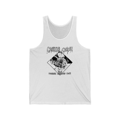 Cannibal Corpse Hammer Smashed Face Death Metal Chris Barnes Man's Tank Top Cannibal Corpse Hammer Smashed Face Death Metal Chris Barnes Man's Tank Top