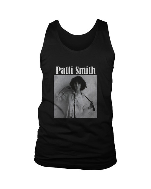 Patti Smith Punk Rock Music Singer Man's Tank Top