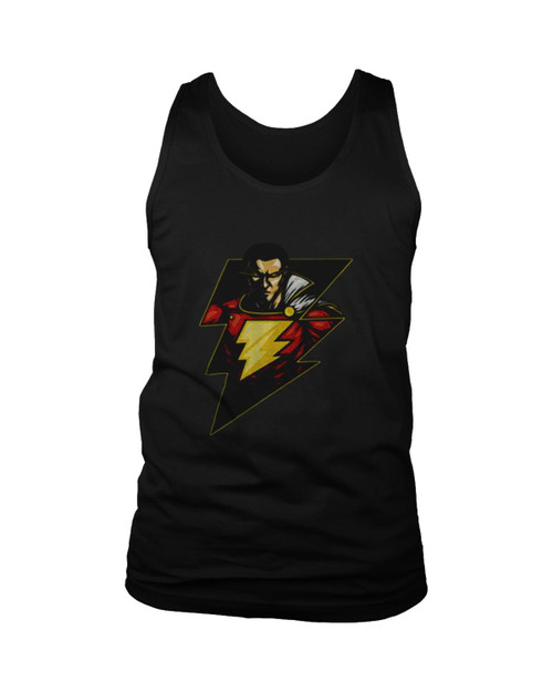 Shazam Superhero Dc Man's Tank Top