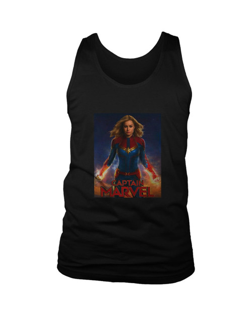 Brie Larson Captain Marvel Man's Tank Top