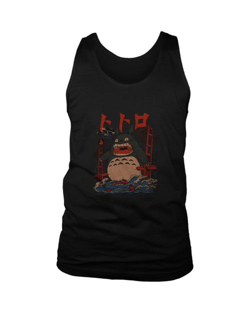 Totoro The Neighbor Is Attack Man's Tank Top