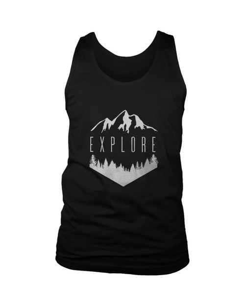 Adventure Explore Mountains Man's Tank Top