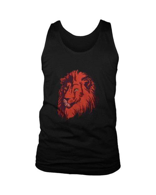 Lion Graphic Man's Tank Top Lion Graphic Man's Tank Top