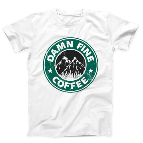 Damn Fine Coffee Art Man's T-Shirt Tee