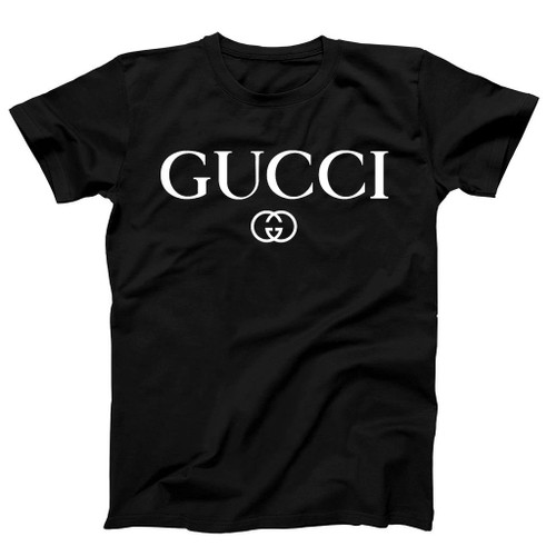 Logo Guccis Man's T-Shirt Tee