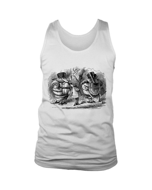 Alice In Wonderland Tweedledee Tweedledum Man's Tank Top