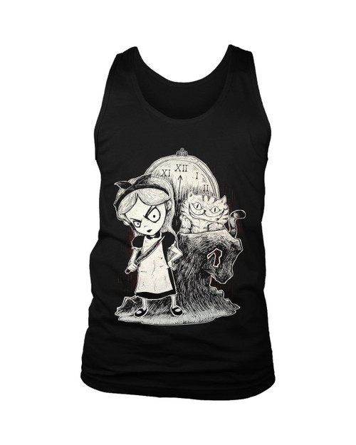 Gothic Alice In Wonderland Man's Tank Top