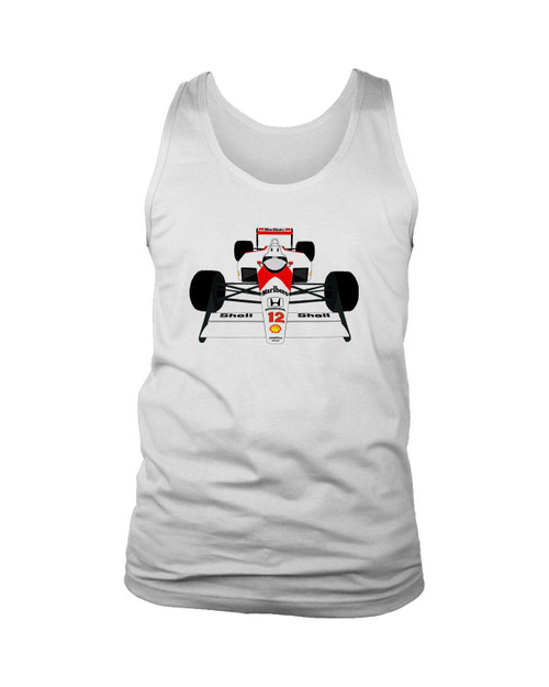 Ayrton Senna Formula 1 Man's Tank Top