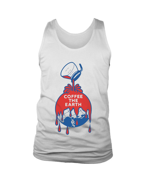 Coffee The Earth Man's Tank Top