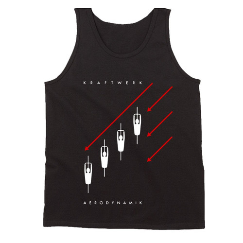 Kraftwerk Aerodynamik Electronic Synth Neu Krautrock Man's Tank Top