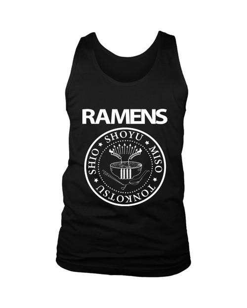 Ramens Shio Shoyu Miso Tonkotsu Parody Man's Tank Top