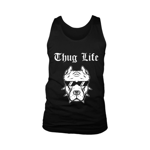 Dog Thug Life Man's Tank Top
