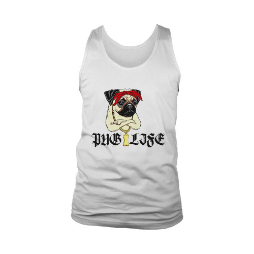 Thug Life Pug Man's Tank Top