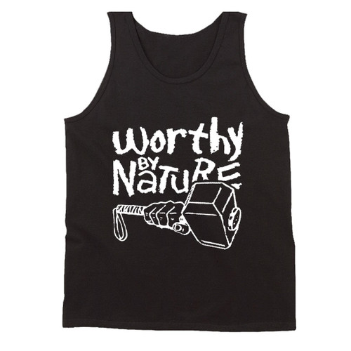 Worthy By Nature Thor Hammer Man's Tank Top