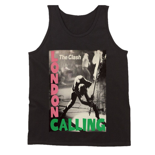 The Clash London Calling Man's Tank Top