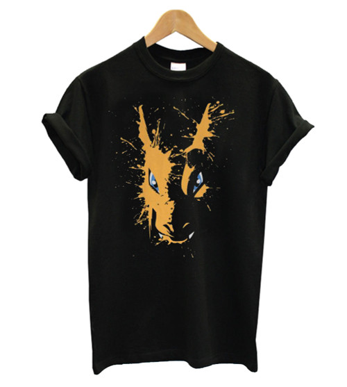 Charizard Pokemon Spatter Man's T-Shirt Tee