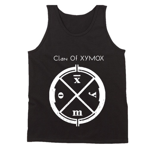 Clan Of Xymox Logo Shirt Darkwave Gothic Rock Sythpop Man's Tank Top