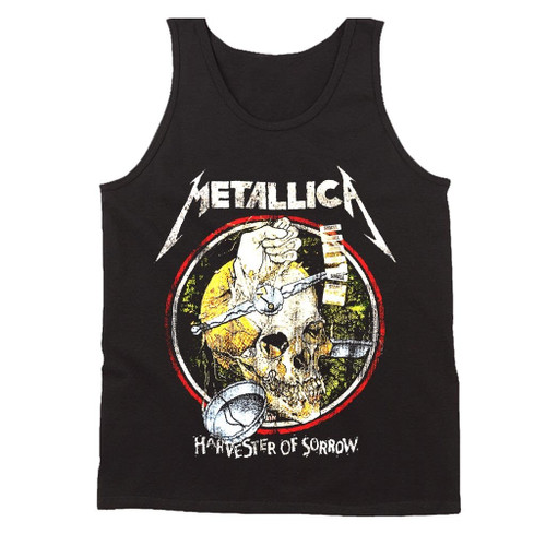 Distressed Metallica Man's Tank Top