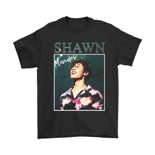 Shawn Mendes Cover Poster Concert Man's T-Shirt Tee