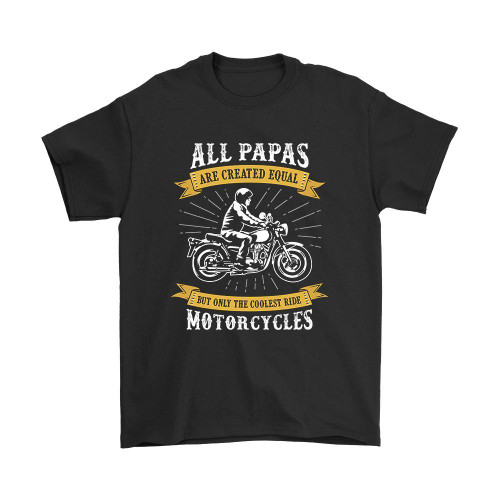 All Papas Motorcycles Man's T-Shirt Tee