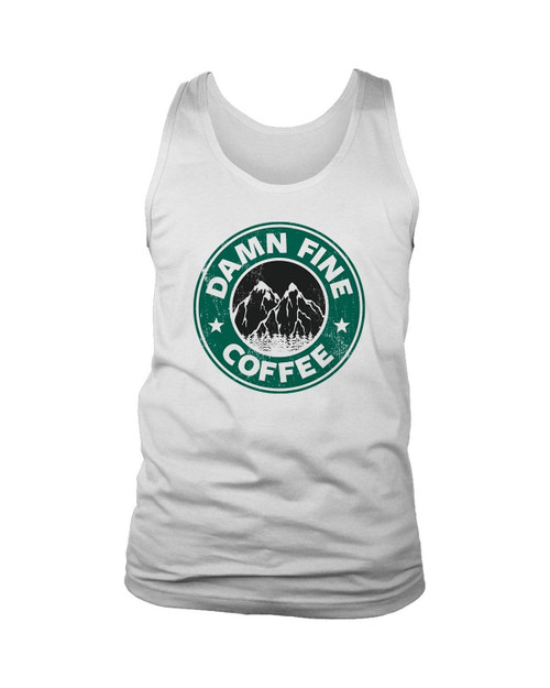 Damn Fine Coffee Art Man's Tank Top