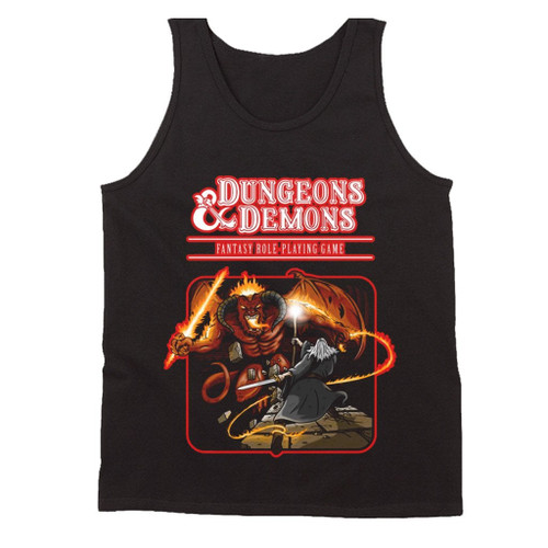 Dungeons And Dwarves Art Man's Tank Top