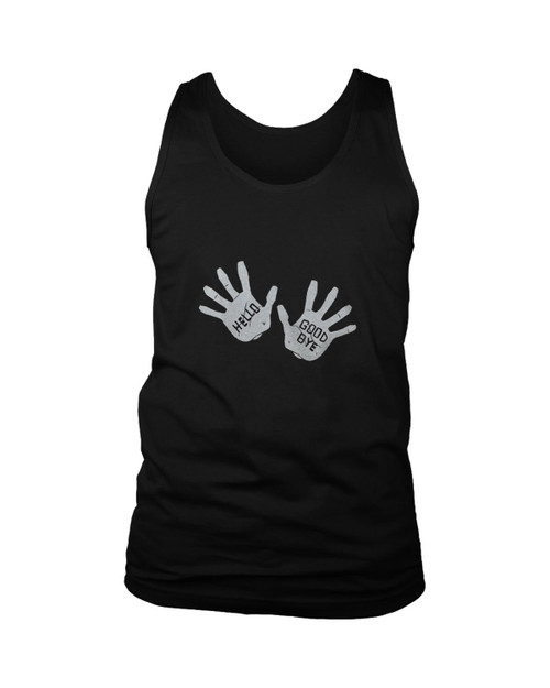 Hello Good Bay Art Man's Tank Top