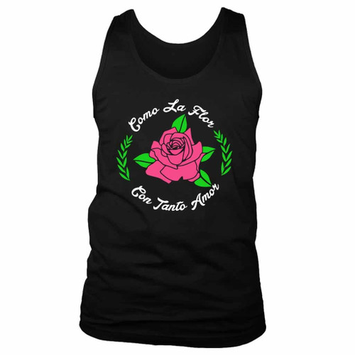 Selena Quintanilla Como La Flor Con Tanto Amor Man's Tank Top