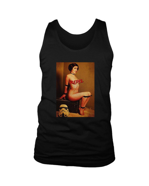 Sexy Princess Slave Leia Rebel Star Wars Force Man's Tank Top