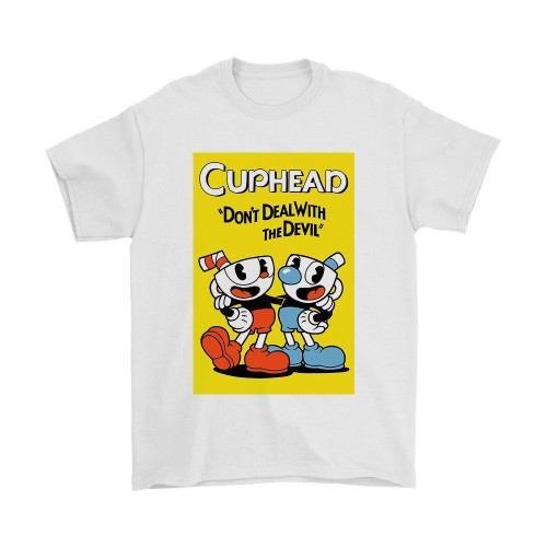 Cuphead Dont Deal With The Devil Quote Man's T-Shirt Tee