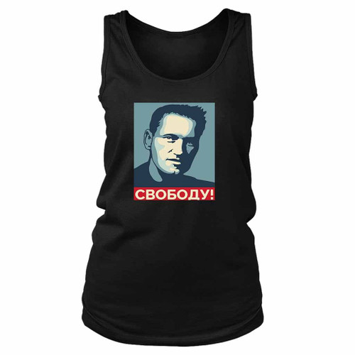 Free Alexei Navalny Goes Women's Tank Top