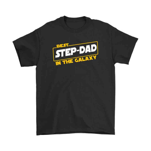 Best Step Dad In The Galaxy Man's T-Shirt Tee