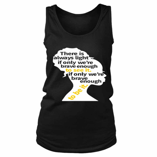 Amanda Gorman Poet Laureate Poetry There Is Always Light Art Women's Tank Top