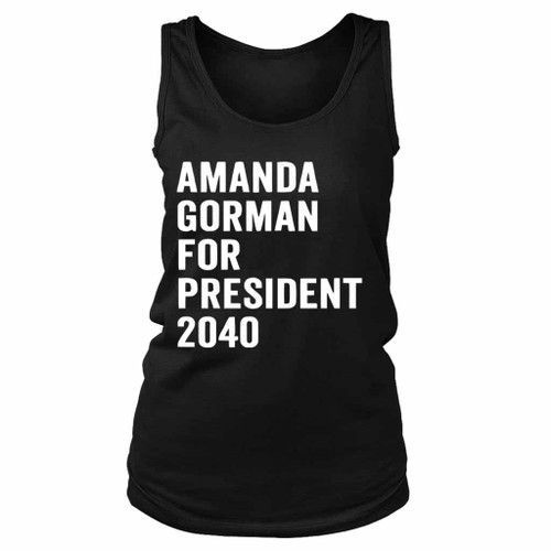 Amanda Gorman For President 2040 Women's Tank Top