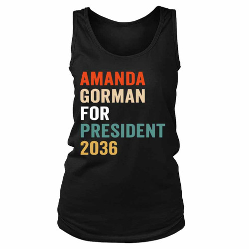 Amanda Gorman For President 2036 Inauguration 2021 Women's Tank Top
