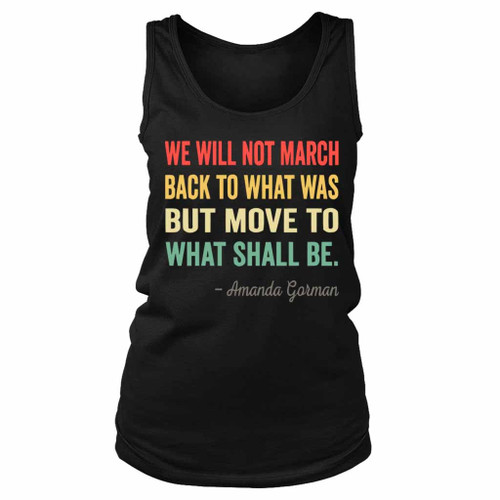 Amanda Gorman 2036 Inauguration 2021 Poet Poem Women's Tank Top