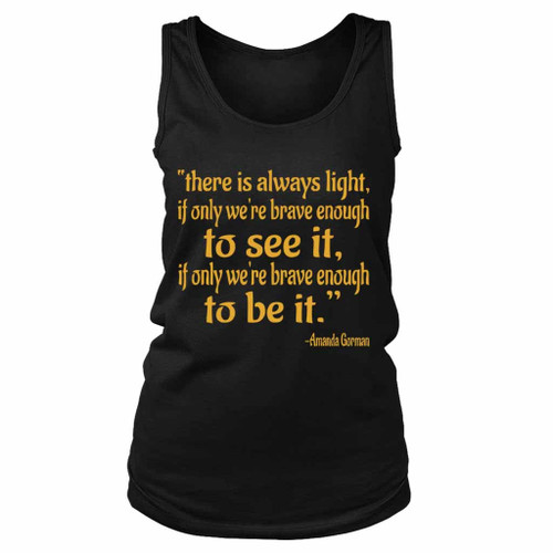 Amanda Gorman 2036 Inauguration 2021 Poem Pum Women's Tank Top