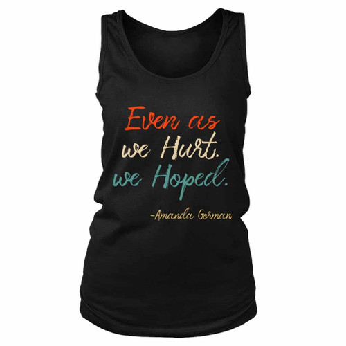 Amanda Gorman 2036 Inauguration 2021 Poem Women's Tank Top