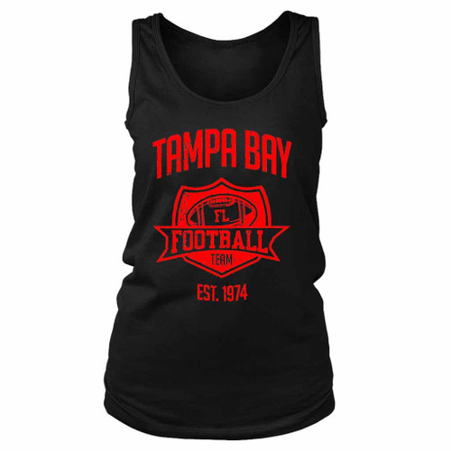 Tampa Bay Football Team Inspired Tampa Bay Buccaneers Florida Football Team Red Women's Tank Top
