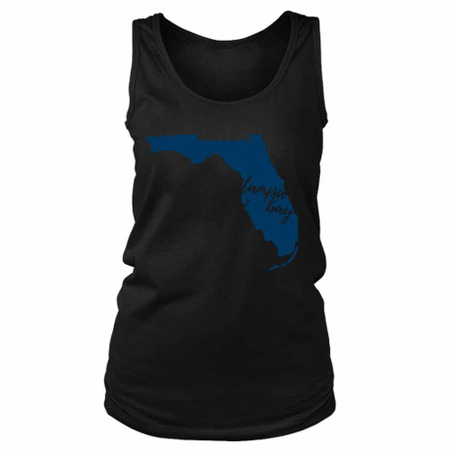 Tampa Bay Buccaneers Roster Blue Glitter Women's Tank Top