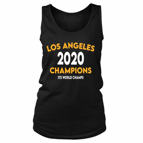 Los Angeles Basketball Champions 17X World Champs Lakers Women's Tank Top